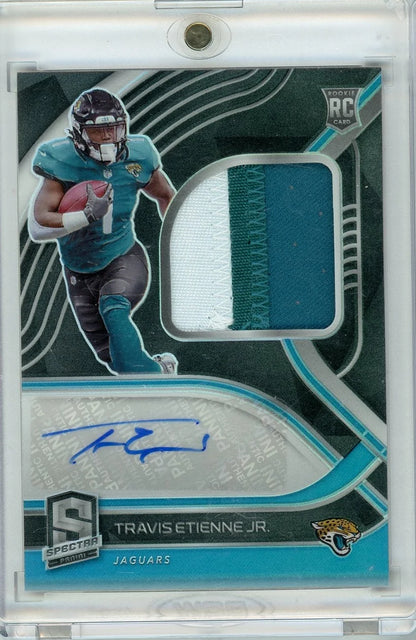 Travis Etienne Jr. 2021 Panini Spectra RPA #'d 19/99