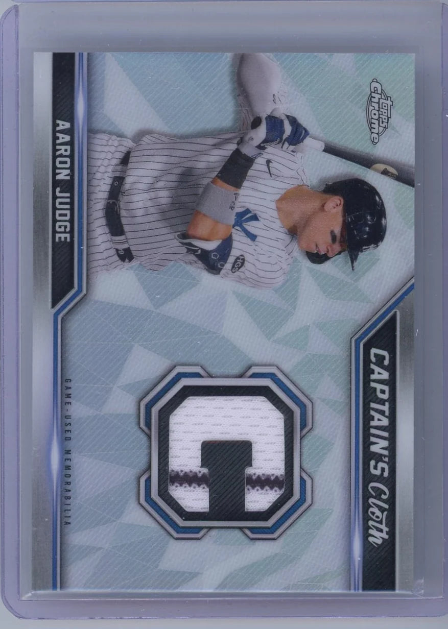 Aaron Judge 2021 Topps Chrome Captain's Cloth