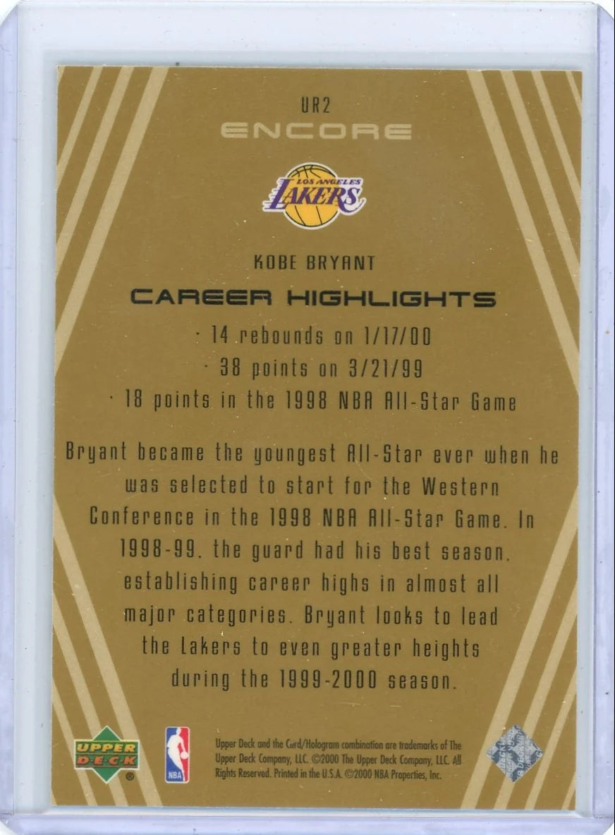 Kobe Bryant 2000 Upper Deck Upper Realm