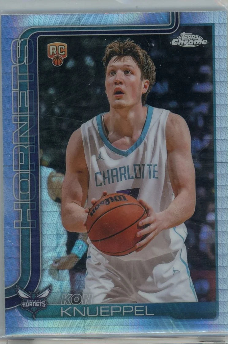 Kon Knueppel 2025 Topps Chrome Prism Rookie Refractor