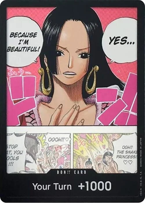 DON!! Card (Boa Hancock) (Double Pack Set Vol. 4) (500 Years in the Future) (OP07)