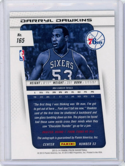 Darryl Dawkins 2013-14 Panini Prizm autograph