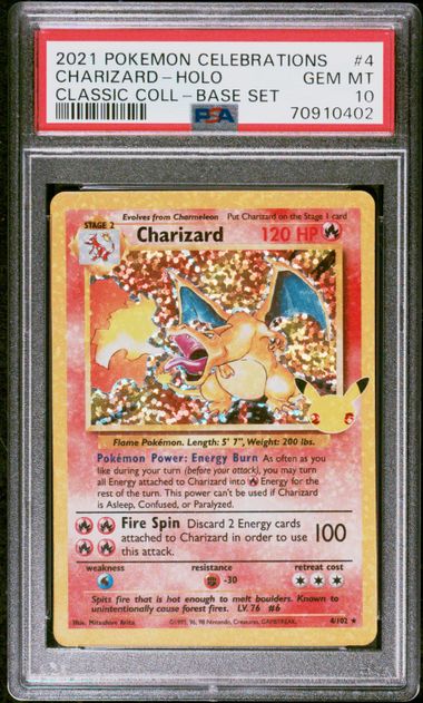 Charizard 2021 Pokemon Celebrations Classic Collection #4/102 PSA 10