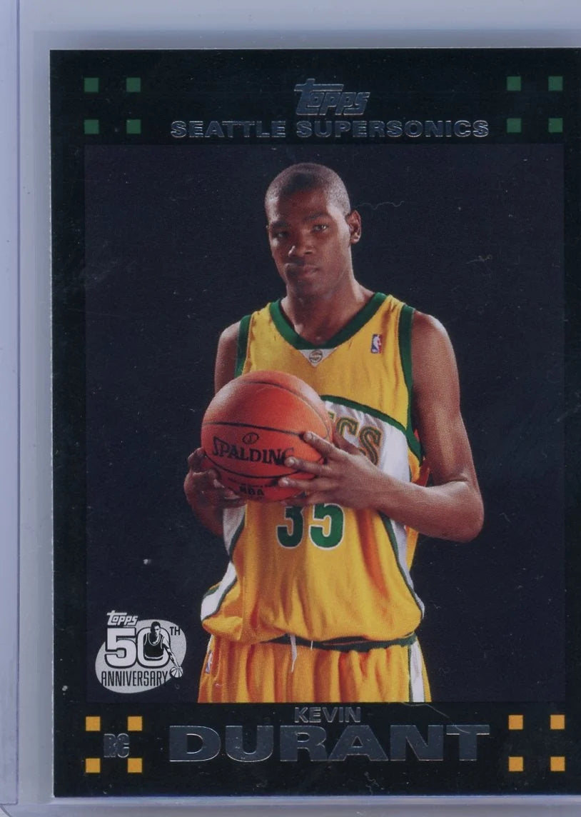 Kevin Durant 2007 Topps Rookie Card #112