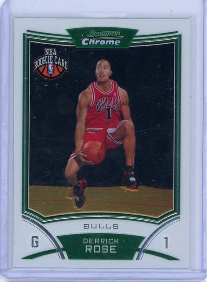 Derrick Rose 2008 Bowman Chrome Rookie Card