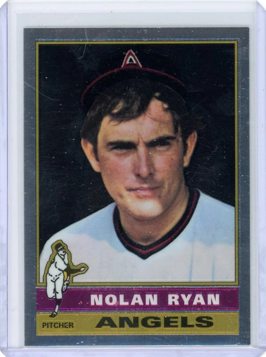 Nolan Ryan 1998 Topps Finest 1976 Reprint