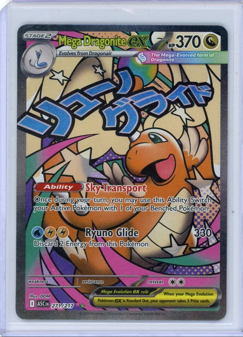 Mega Dragonite ex Pokémon Ascended Heroes Attack Rare #271/217