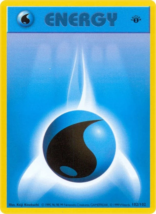 Water Energy (102/102) (Base Set (Shadowless)) (BSS)