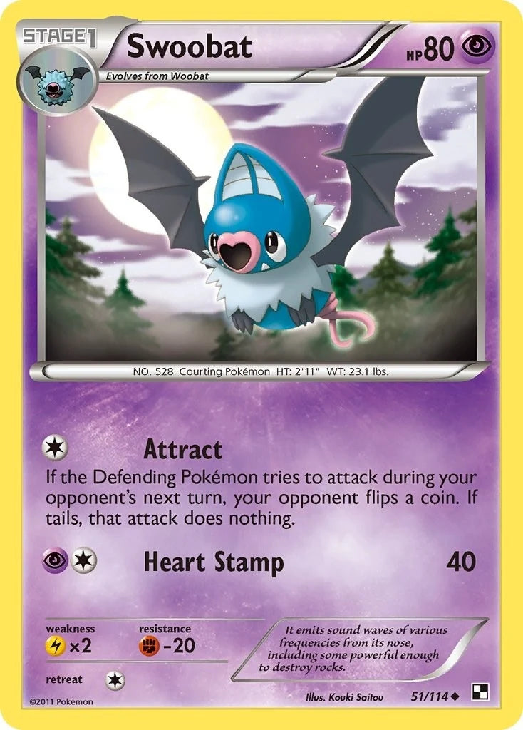 Swoobat (51/114) (Black and White) (BLW)