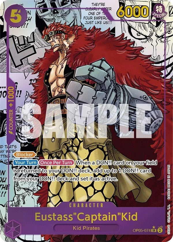 Eustass"Captain"Kid (Alternate Art) (Manga) (OP05-074) (Awakening of the New Era) (OP05)