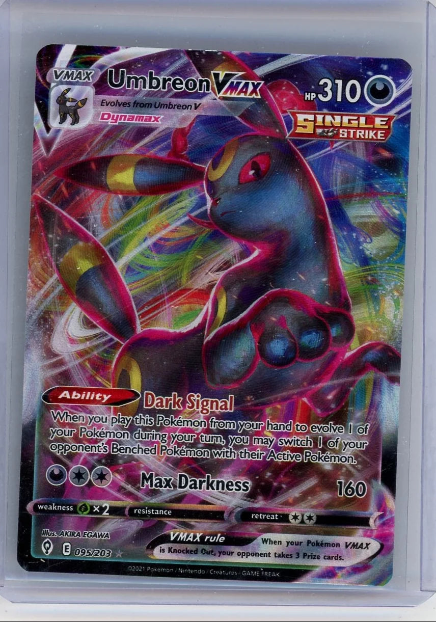 Umbreon Vmax Pokémon Evolving Skies Ultra Rare #095/203