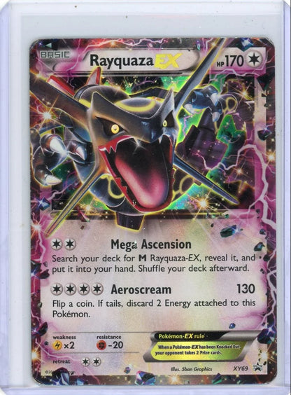 Shiny Rayquaza EX 2015 Pokemon XY Promo #XY69 DMG