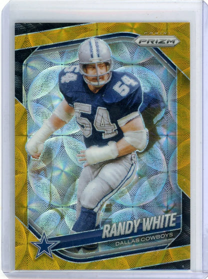 Randy White 2025 Panini Prizm Gold Choice Prizm #'d 06/10