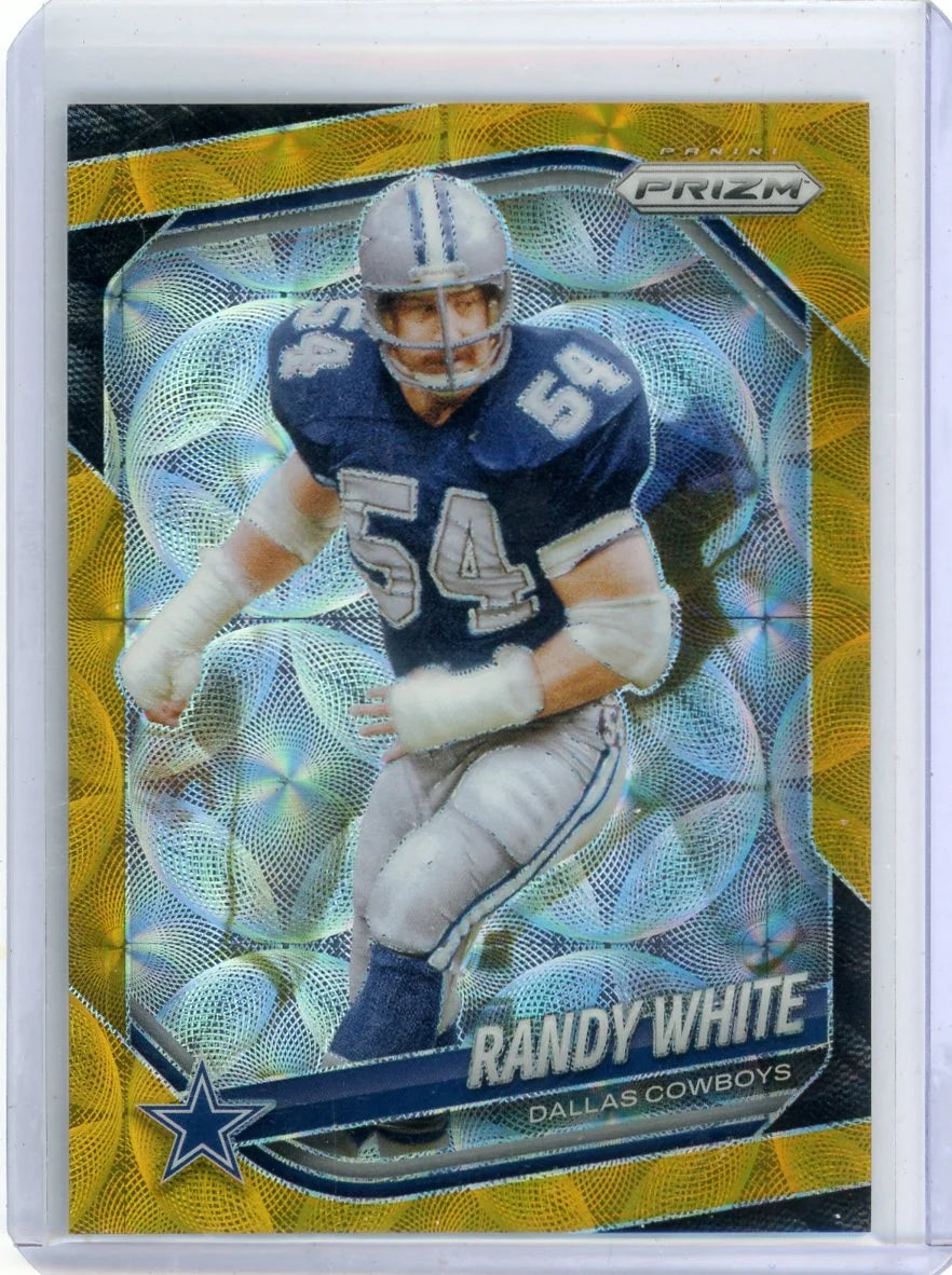 Randy White 2025 Panini Prizm Gold Choice Prizm #'d 06/10
