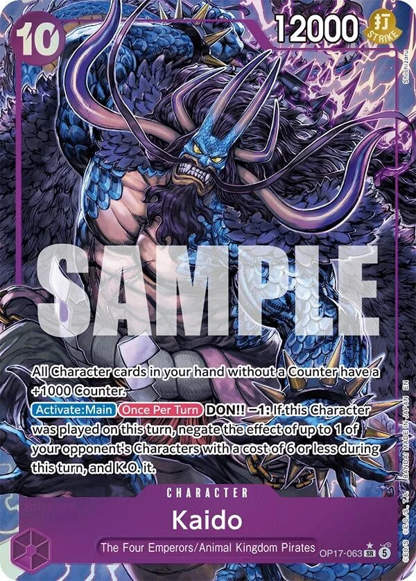 Kaido (063) (Alternate Art) (OP17-063) (The World's Strongest Warriors)