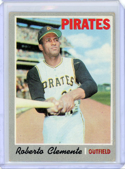 Roberto Clemente 1970 Topps #350 (creased)