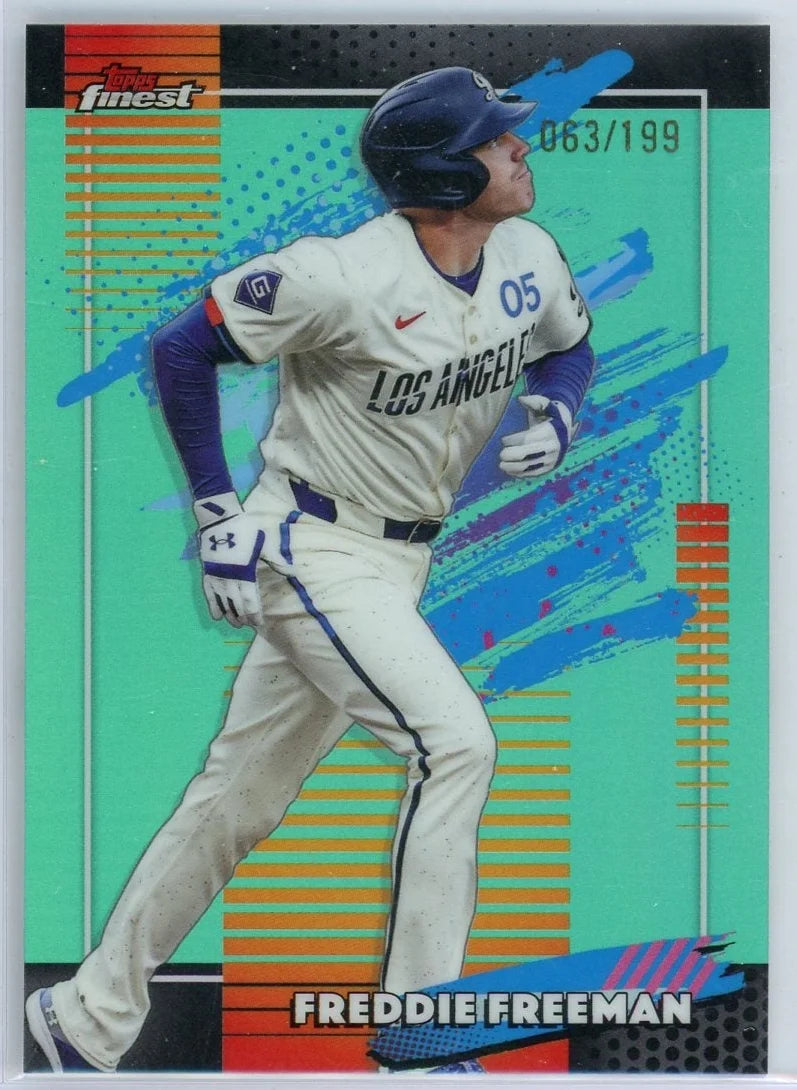 Freddie Freeman 2026 Topps Finest  #'d 063/199