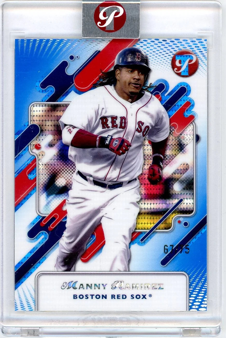 Manny Ramirez 2025 Topps Pristine Pristine Blue Refractor #'d 67/75 (Sealed)