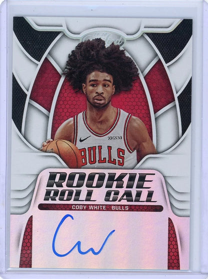 Coby White 2019-20 Panini Certified Rookie Roll Call Auto