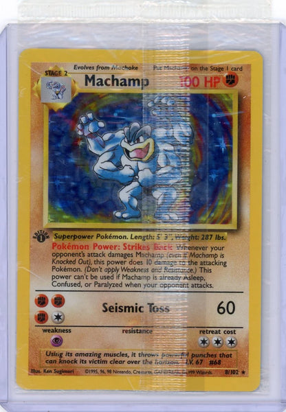 Machamp Pokémon Deck Exclusives 1st Edition Holo Rare #8/102 (Sealed)