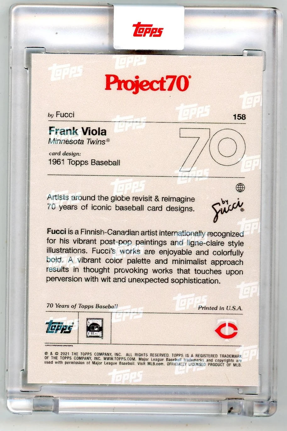 Frank Viola Project70 by Fucci #158 /1271