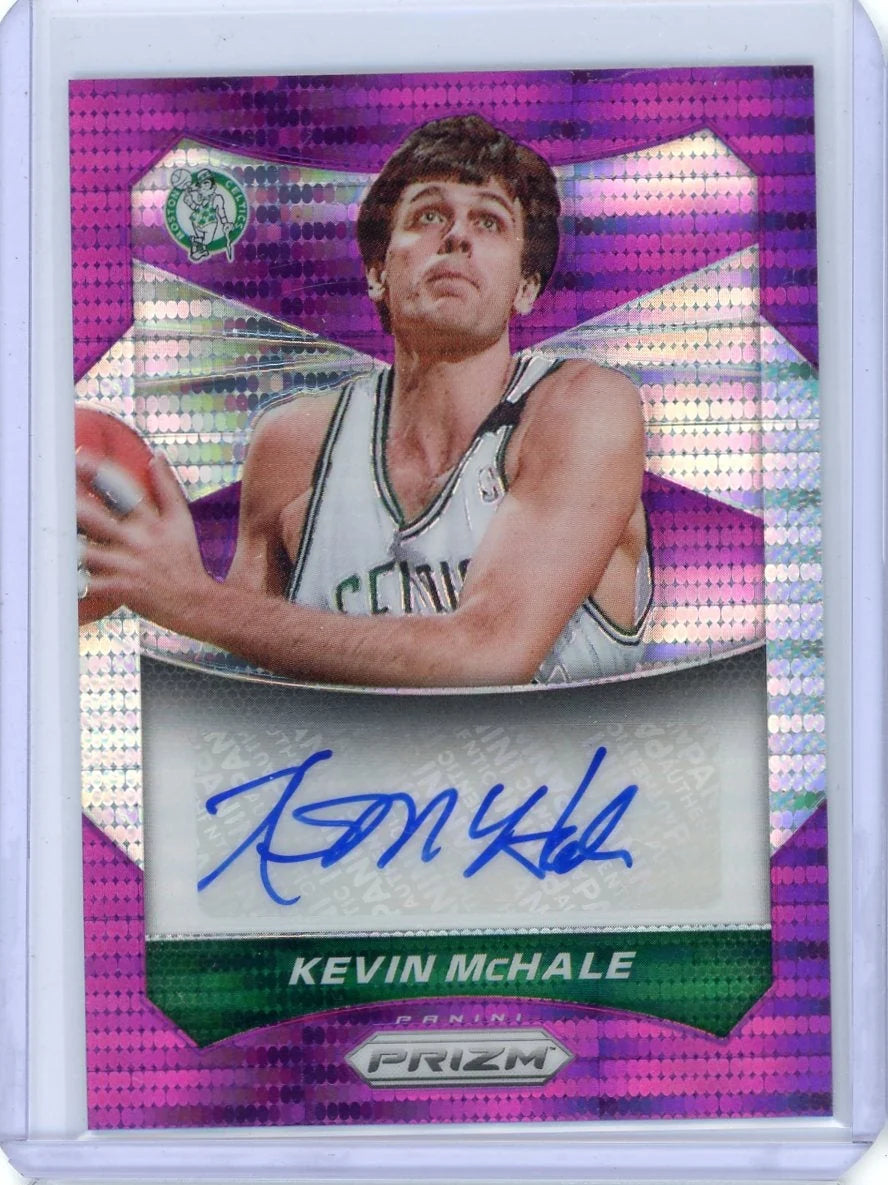 Kevin McHale 2014-15 Panini Prizm autograph purple pulsar #'d 35/49
