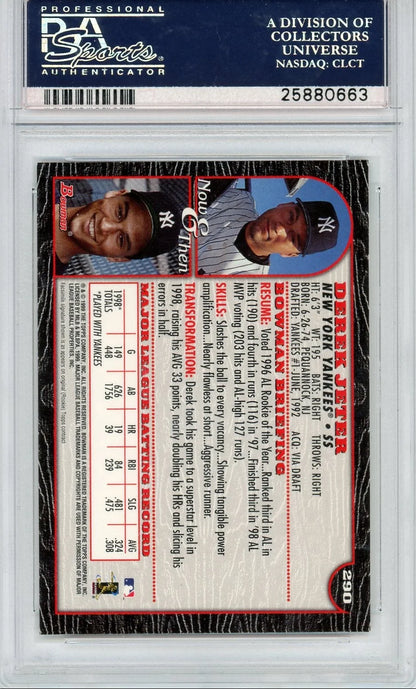 Derek Jeter 1999 Bowman #290 PSA 10