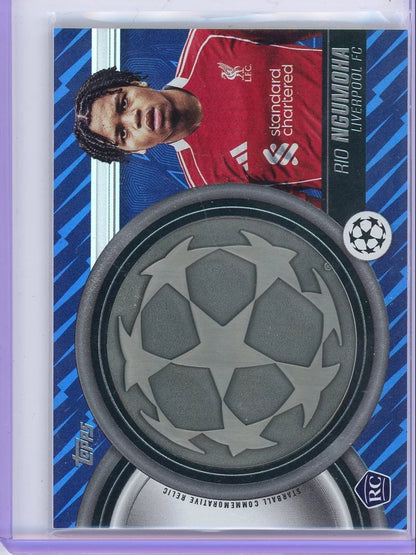 Rio Ngumoha 2025-26 Topps UEFA Club Competitions Starball Commemorative Relic