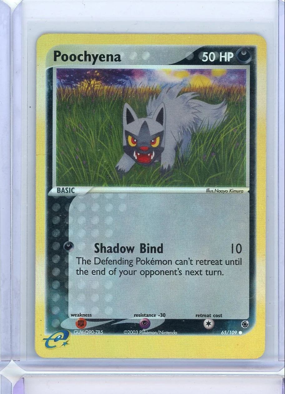 Poochyena Pokémon Ruby & Sapphire Reverse Holo # 65/109