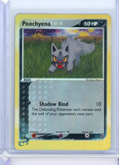 Poochyena Pokémon Ruby & Sapphire Reverse Holo # 65/109