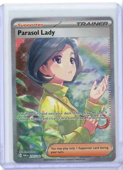 Parasol Lady Pokémon Paradox Rift Special Illustration Rare #255/182