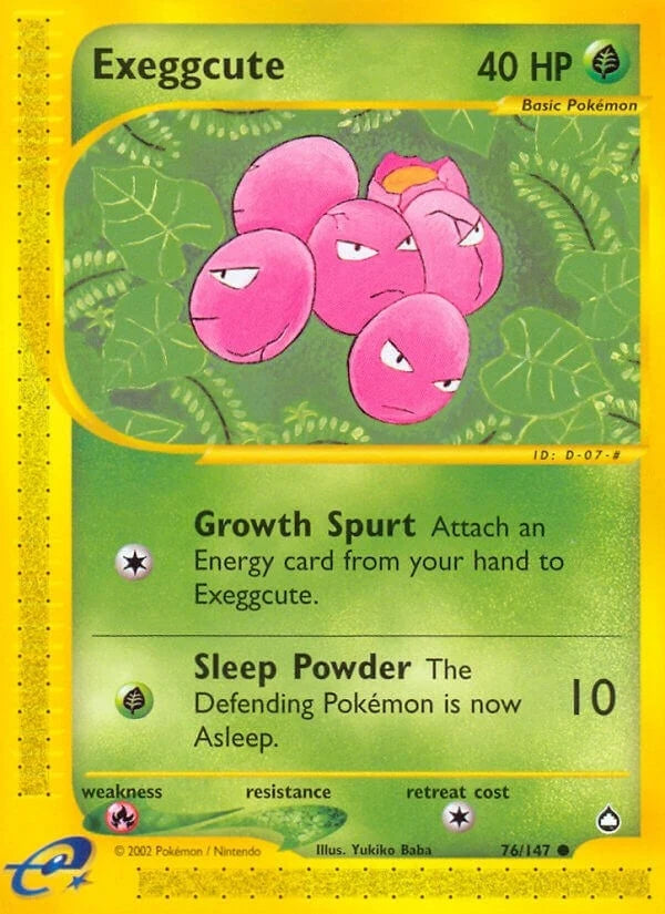 Exeggcute (76) (076/147) (Aquapolis) (AQ)