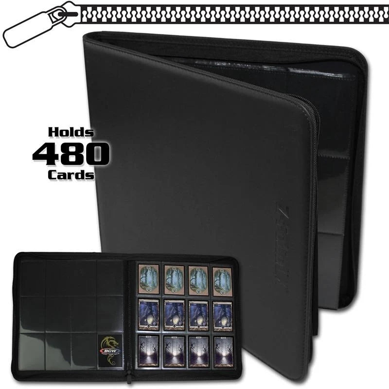 Z-Folio 12-Pocket LX Album - Black