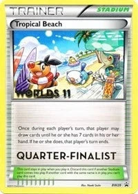 Tropical Beach - BW28 (Worlds 11) [Quarter-Finalist] (BW28) (Black and White Promos) (PR)