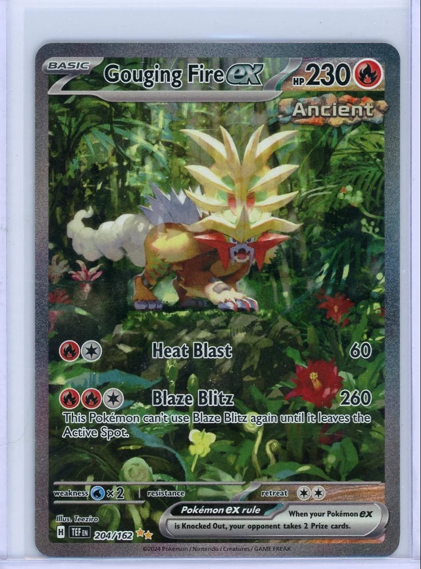 Gouging Fire ex Pokémon Temporal Forces Special Illustration Rare #204/162