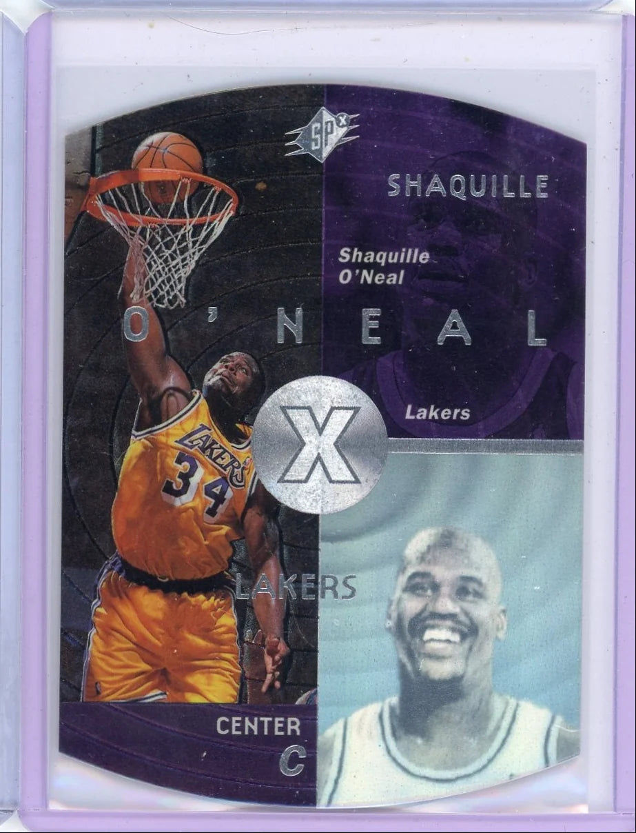 Shaquille O'Neal 1998 Upper Deck SPx die-cut