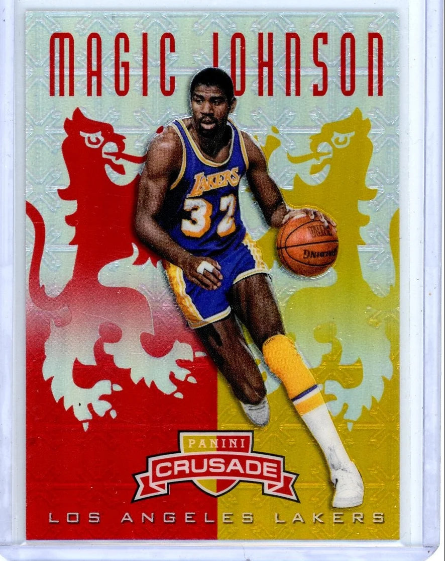Magic Johnson 2012-13 Panini Crusade #'d 35/99