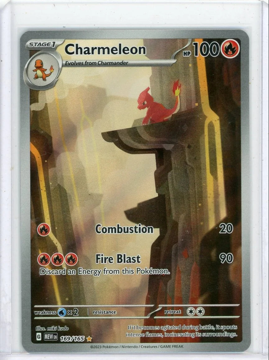 Charmeleon Pokémon 151 Illustration Rare #169/165
