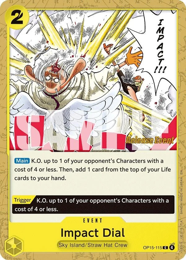 Impact Dial (OP15-115) (Adventure on Kami's Island Release Event Cards) (OP15 RE)