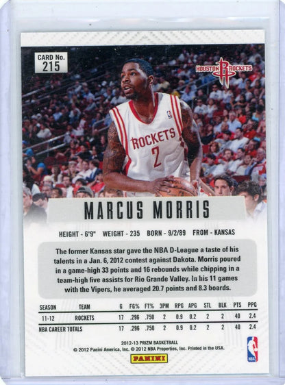 Marcus Morris 2012-13 Panini Prizm Silver