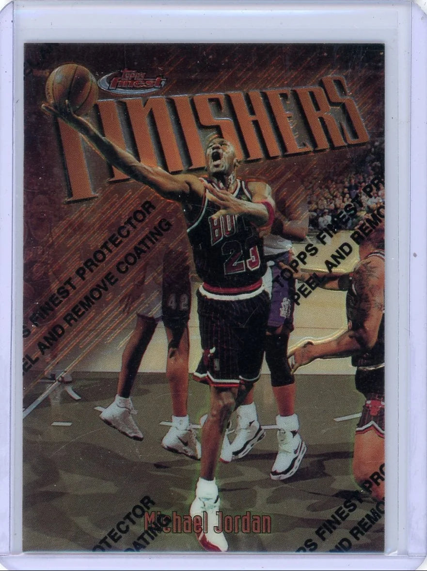 Michael Jordan 1997 Topps Finest Finishers (With Coating)