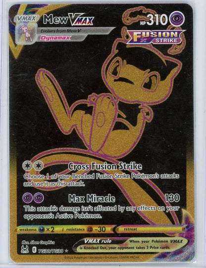 Mew Vmax Pokémon Lost Origin Secret Rare #TG30/TG30
