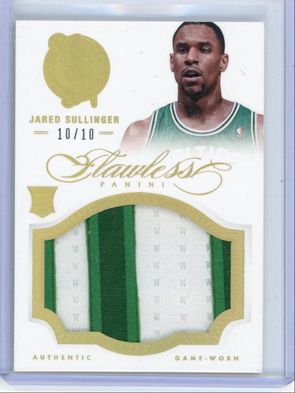 Jared Sullinger 2012-13 Panini Flawless game-used relic rookie card #'d 10/10