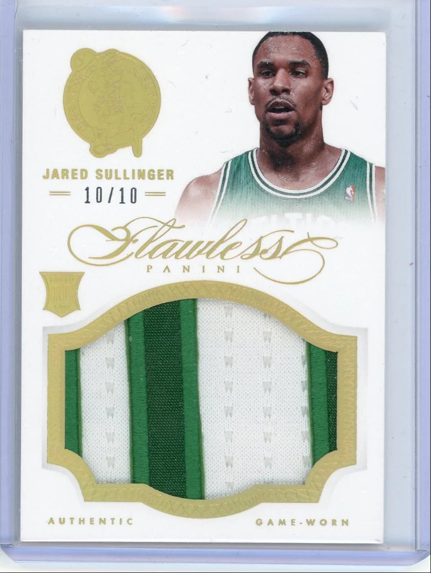 Jared Sullinger 2012-13 Panini Flawless game-used relic rookie card #'d 10/10