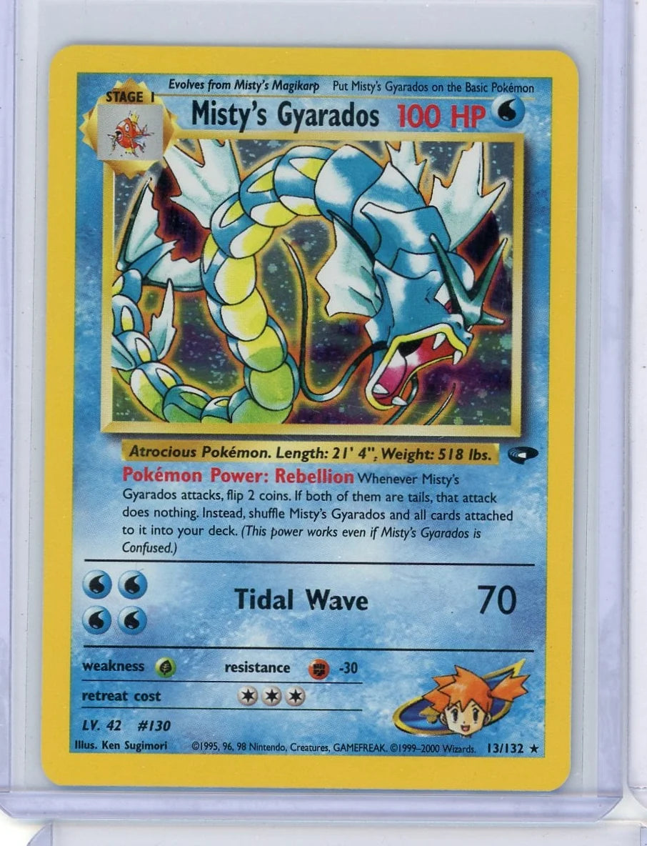 Misty's Gyarados Pokémon Gym Challenge Unlimited Holo #13/132