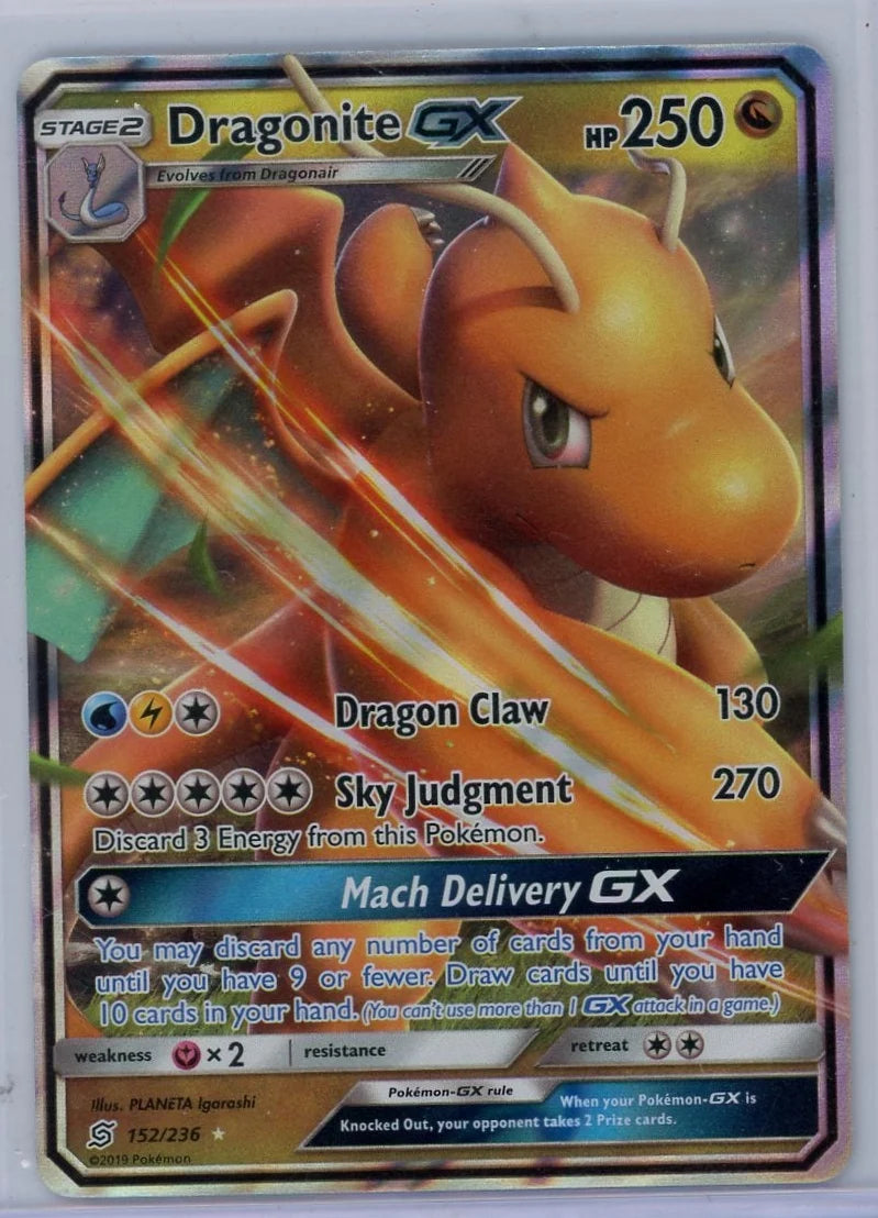 Dragonite GX 2016 Pokemon Unified Minds #152/236