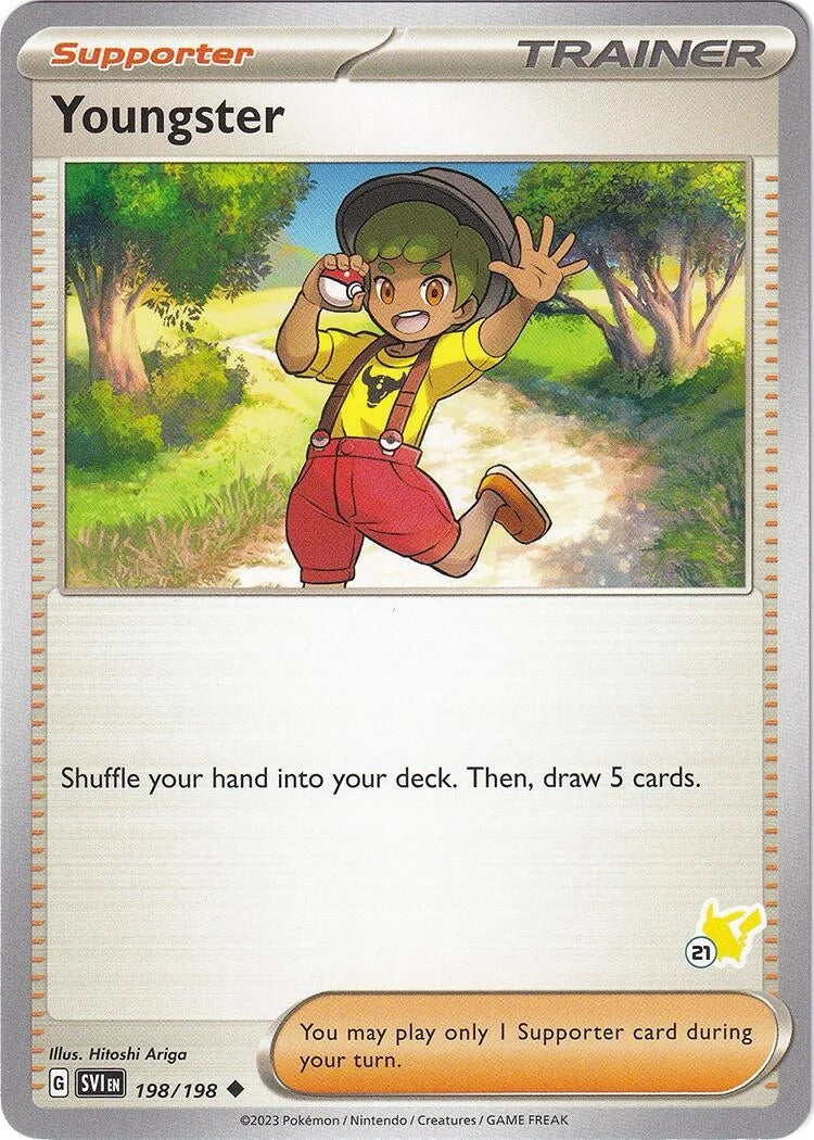 Youngster - Pikachu 21 (198/198) (Battle Academy 2024) (BA24)