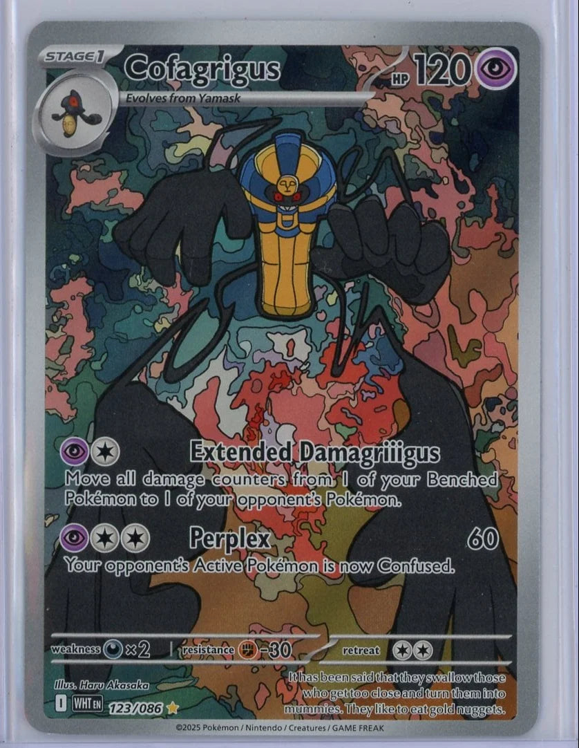 Cofagrigus 2025 Pokémon White Flare #123/086