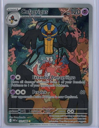 Cofagrigus 2025 Pokémon White Flare #123/086