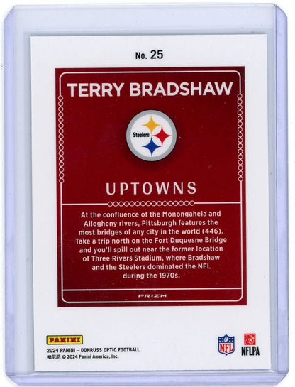 Terry Bradshaw 2024 Panini Donruss Optic Uptowns